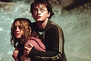 Harry (Daniel Radcliffe) et Hermione (Emma Watson)